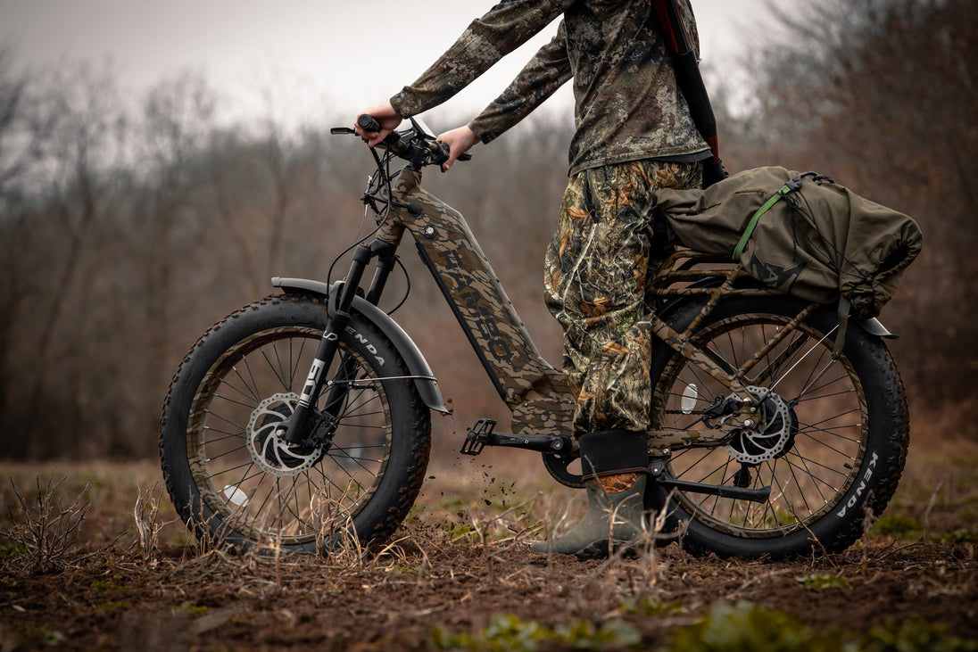 Rambo Krusader 3.0 AWD Fat Tire Electric Bike - Mossy Oak Bottomland Camo - 20Ah - image 4