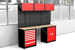 Chery Industrial Heavy Duty Steel Garage Cabinet Storage System (7 Drawers & 4 Cabinets)