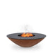 Arteflame Classic 40" - Fire Pit with Cooktop (CORTEN Bowl; Short Round / Short Euro / Built-In No Base)