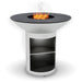 Arteflame 40" Platinum Series - Stainless Fire Bowl Flat-Top Grill with Storage Base