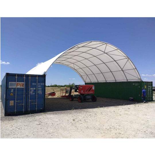Chery Industrial 40'x40'x13' Shipping Container Canopy Shelter