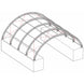 Chery Industrial 40'x40'x15' Double Truss Shipping Container Canopy Shelter