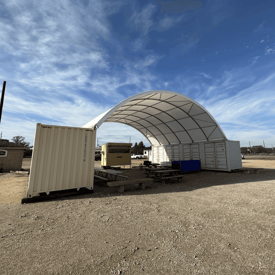 Chery Industrial 40'x40'x13' Shipping Container Canopy Shelter
