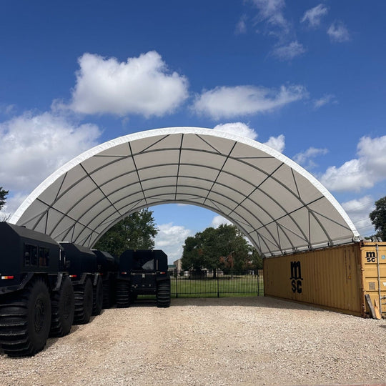 Chery Industrial 40'x40'x13' Shipping Container Canopy Shelter