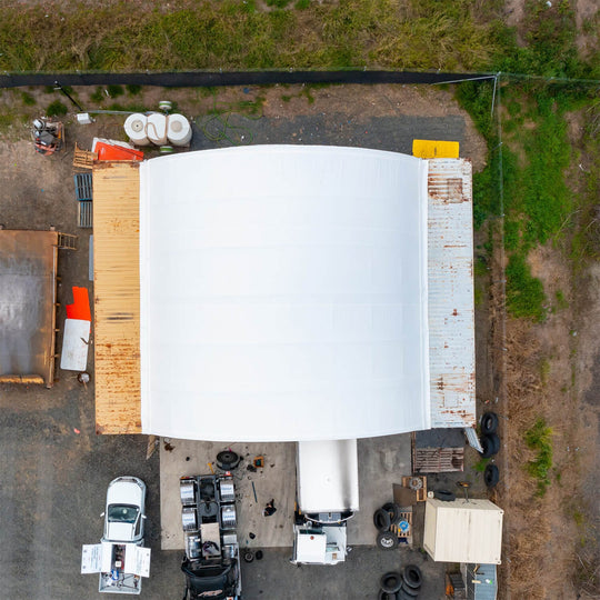 Chery Industrial 40'x40'x13' Shipping Container Canopy Shelter