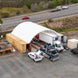 Chery Industrial 40'x40'x13' Shipping Container Canopy Shelter