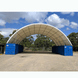Chery Industrial 40'x40'x15' Double Truss Shipping Container Canopy Shelter, Outside