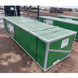 Chery Industrial 40'x40'x15' Double Truss Shipping Container Canopy Shelter, Outside