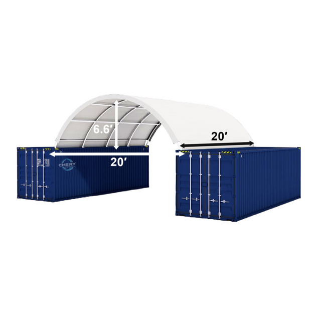Chery Industrial 20'x20' Shipping Container Canopy Shelter