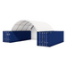 Chery Industrial | 20x20 ft Container Shelter with Closed Back Panel