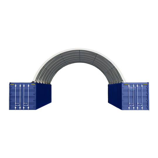Chery Industrial 40'x40'x13' Shipping Container Canopy Shelter