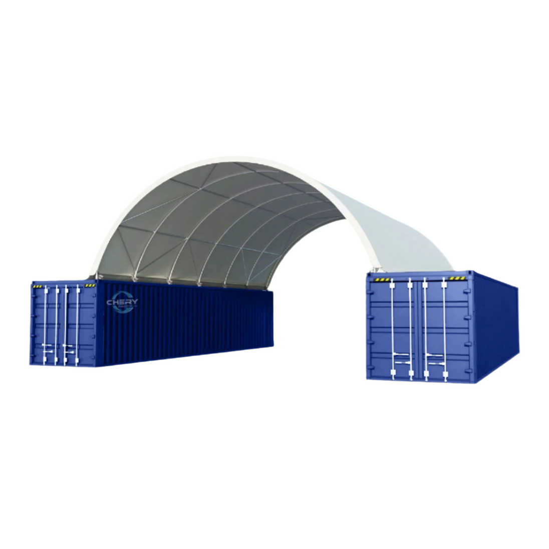 Chery Industrial 40'x40'x13' Shipping Container Canopy Shelter