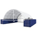 Chery Industrial 40x40x15 ft Container Shelter with Closed Back Panel