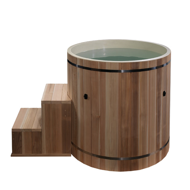 Golden Designs | Dynamic Cold Therapy PVC Barrel Cold Plunge | DCT-B-042-PLPC-34