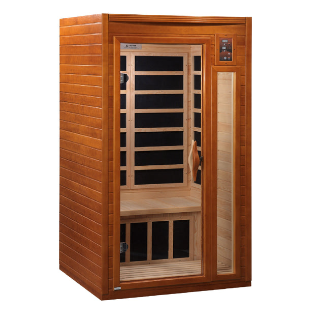 Golden Designs | Dynamic "Barcelona Elite" 1-2 Person Ultra Low EMF Far IR Sauna | DYN-6106-01 Elite