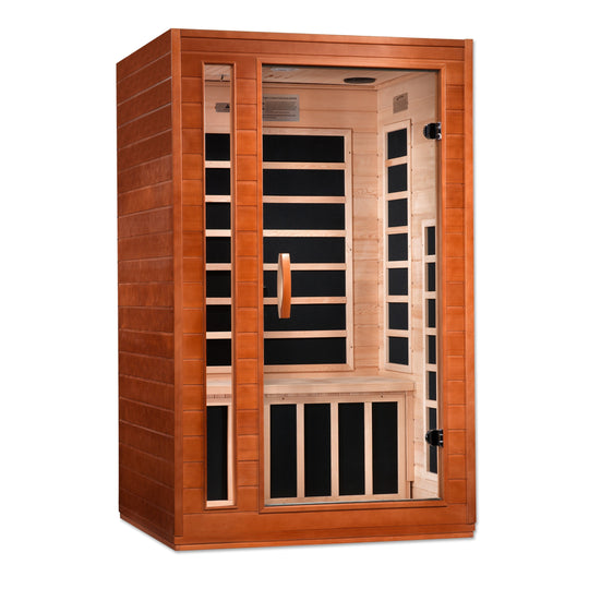 Golden Designs | Dynamic "Cordoba" 2 Person Low EMF - FAR Infrared Sauna | DYN-6203-01