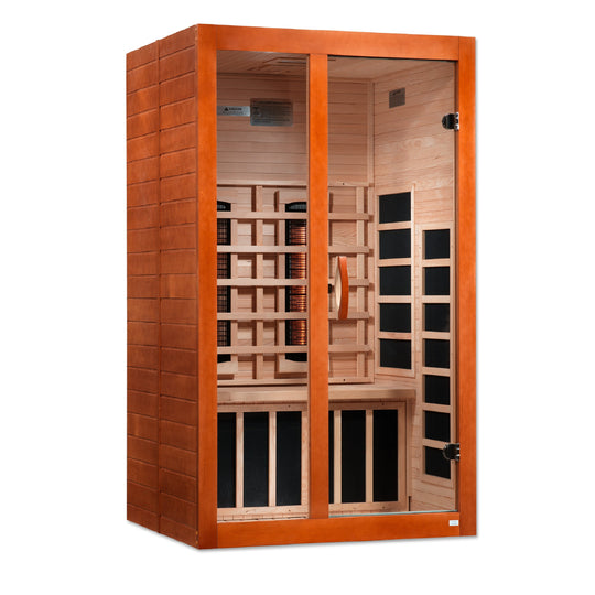 Golden Designs | Dynamic "Santiago" 2 Person Full Spectrum IR Sauna | DYN-6209-03 FS