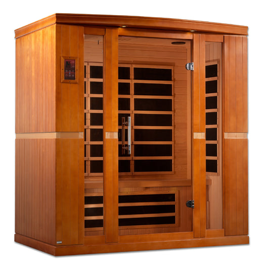 Golden Designs | Dynamic "Bergamo" 4 Person Ultra Low EMF Far IR Sauna | DYN-6440-01 Elite