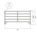Chery Industrial 10x5 ft Cattle Panels Livestock Fence Panels, 28pcs