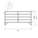 Chery Industrial 10x5 ft Cattle Panels Livestock Fence Panels, 28pcs