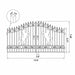 Chery Industrial 14x8 ft Steel Dual Swing Driveway Gate with Horse Pattern