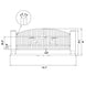 Chery Industrial 20x8 ft Dual Swing Driveway Gate with Ornamental Posts