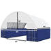 Chery Industrial 60'x40'x15' Double Truss Container Canopy Shelter