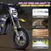 MotoTec 36v 1000w (HP112E) Electric Dirt Bike Blue - Image 6