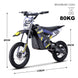 MotoTec 36v 1000w (HP112E) Electric Dirt Bike Blue - Image 7