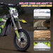 MotoTec 36v 1000w (HP112E) Electric Dirt Bike Green - Image 6