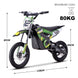 MotoTec 36v 1000w (HP112E) Electric Dirt Bike Green - Image 7