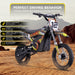 MotoTec 36v 1000w (HP112E) Electric Dirt Bike Orange - Image 2