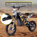 MotoTec 36v 1000w (HP112E) Electric Dirt Bike Orange - Image 5