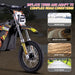 MotoTec 36v 1000w (HP112E) Electric Dirt Bike Orange - Image 6