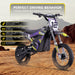 MotoTec 36v 1000w (HP112E) Electric Dirt Bike Purple - Image 2