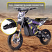 MotoTec 36v 1000w (HP112E) Electric Dirt Bike Purple - Image 5