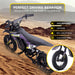 MotoTec 36v 300w (HP122E) Electric Dirt Bike Purple - Image 3