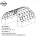 Chery Industrial 60'x40'x20' Double Truss Container Canopy Shelter
