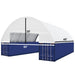 Chery Industrial 60'x40'x20' Double Truss Container Canopy Shelter