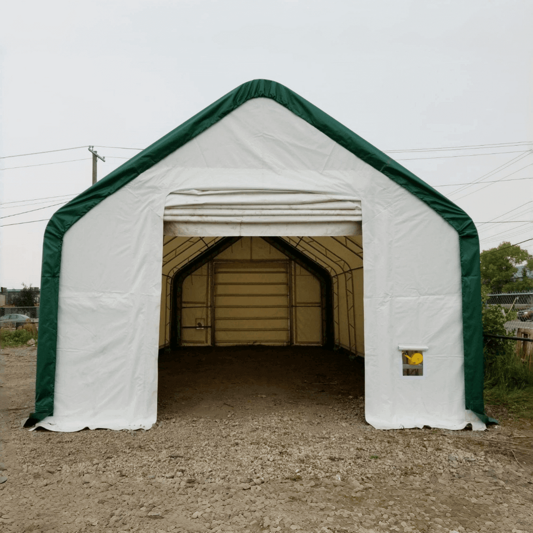 Chery Industrial W20'xL33'xH16' Double Truss Storage Shelter