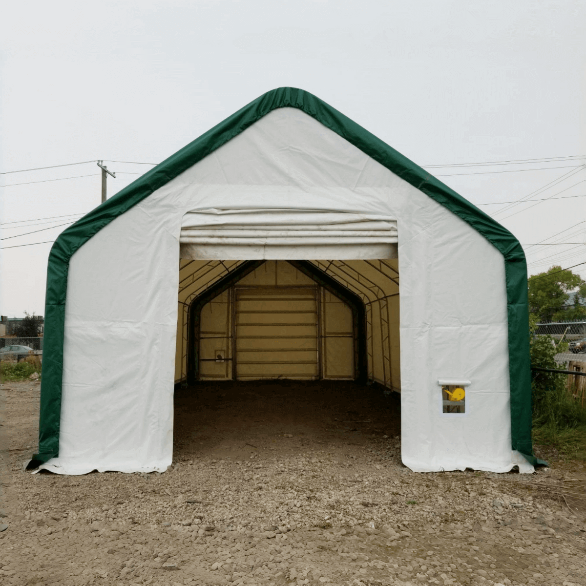 Chery Industrial W20'xL33'xH16' Double Truss Storage Shelter