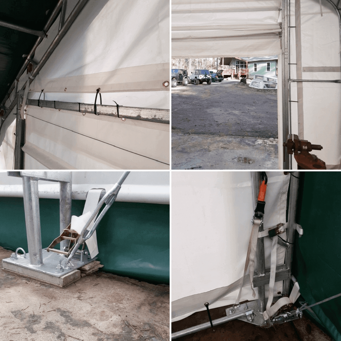 Chery Industrial W20'xL40'xH16' Double Truss Storage Shelter