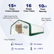 Chery Industrial W30'xL60'xH20' Double Truss Storage Shelter