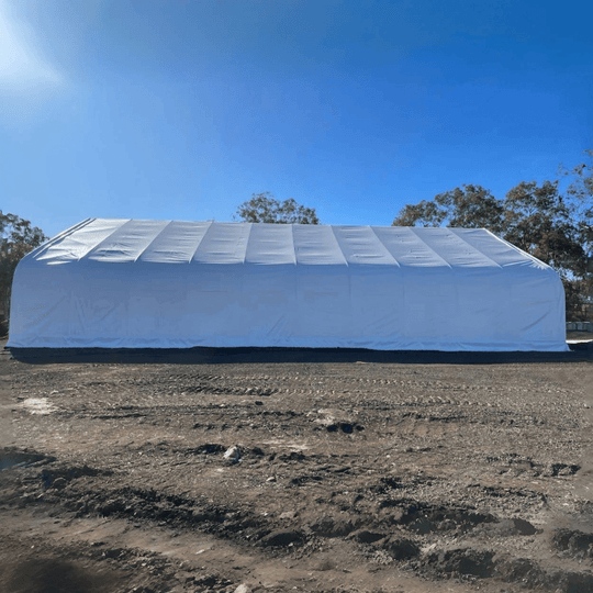 Chery Industrial W50'xL100'xH23' Double Truss Storage Shelter
