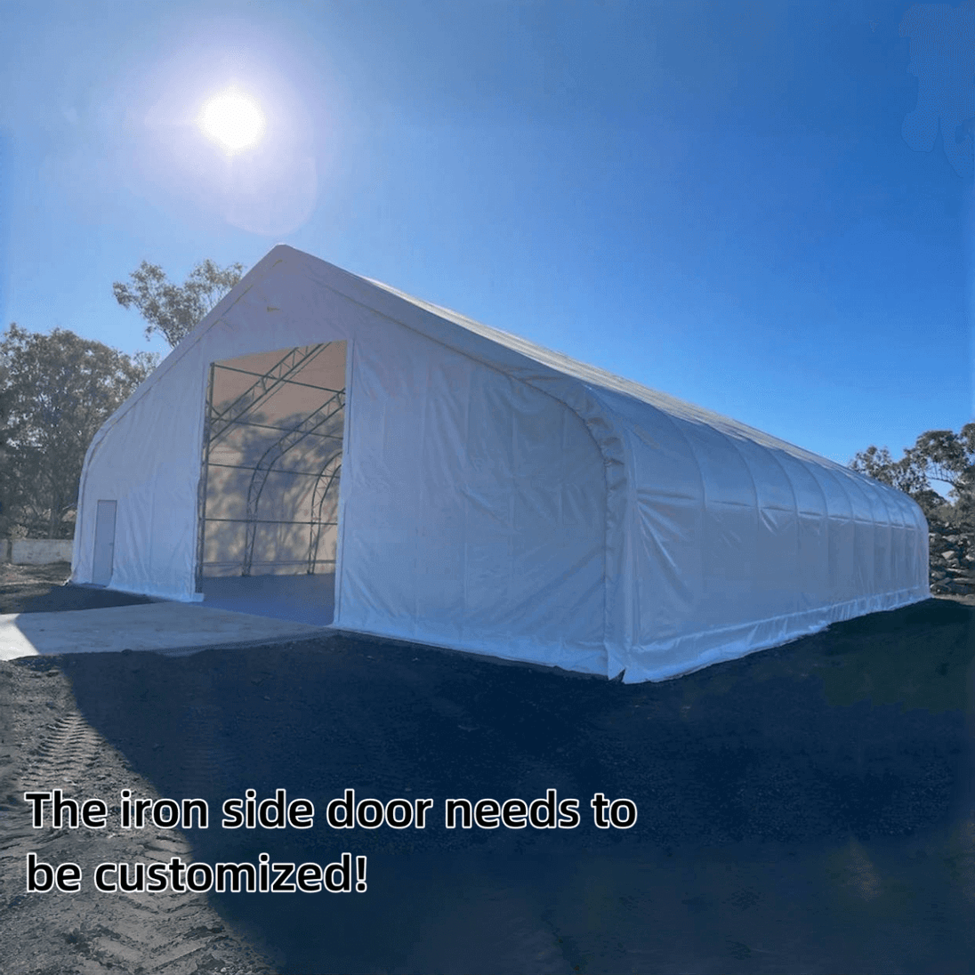 Chery Industrial W50'xL100'xH23' Double Truss Storage Shelter
