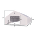 Chery Industrial W50'xL80'xH23' Double Truss Storage Shelter