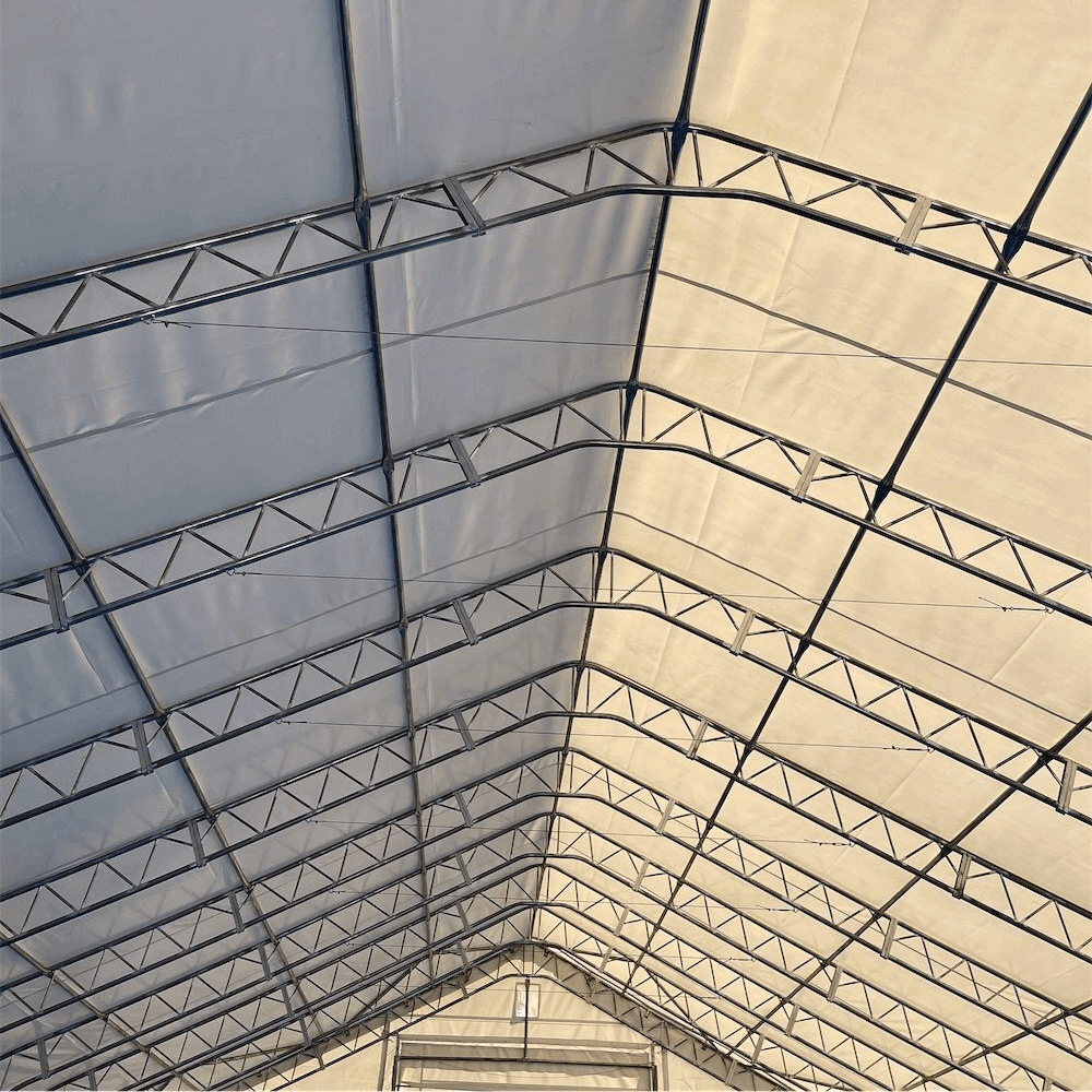 Chery Industrial W70'xL120'xH28' Double Truss Storage Shelter