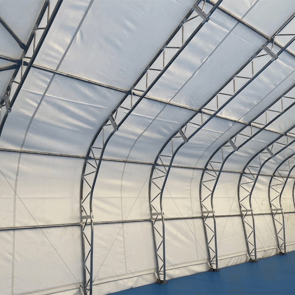 Chery Industrial W70'xL120'xH28' Double Truss Storage Shelter