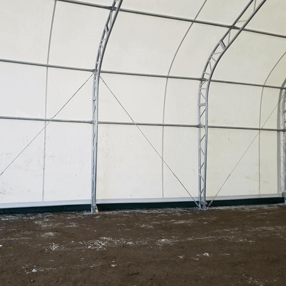 Chery Industrial W30'xL40'xH20' Double Truss Storage Shelter