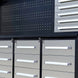 Chery Industrial 10ft Workbench Cabinet(30 Drawers, 2 Cabinets & 1 Pegboard)